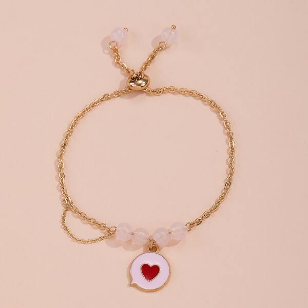 

Round Charm Bracelet, Multicolor