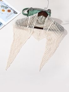 1pc Solid Scarf - Apricot - View 1