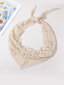 1pc Solid Scarf - Apricot - View 2