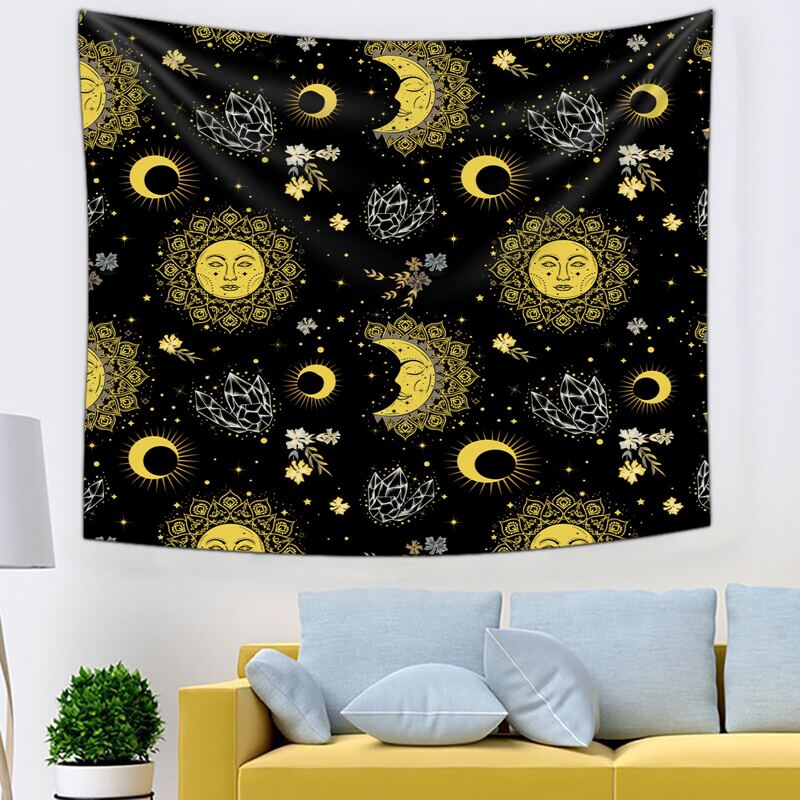 

Sun & Moon Print Tapestry, Multicolor