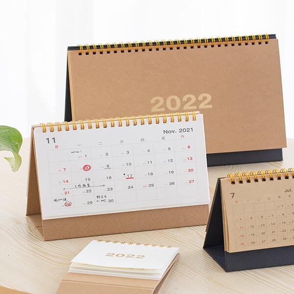 

3pcs Random 2021-2022 Desk Calendar, Multicolor