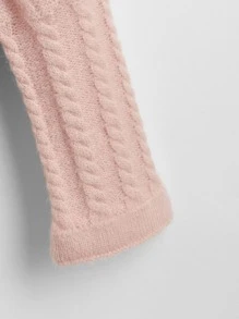 SHEIN Schiffy Peter Pan Collar Jumper - Dusty Pink - View 3