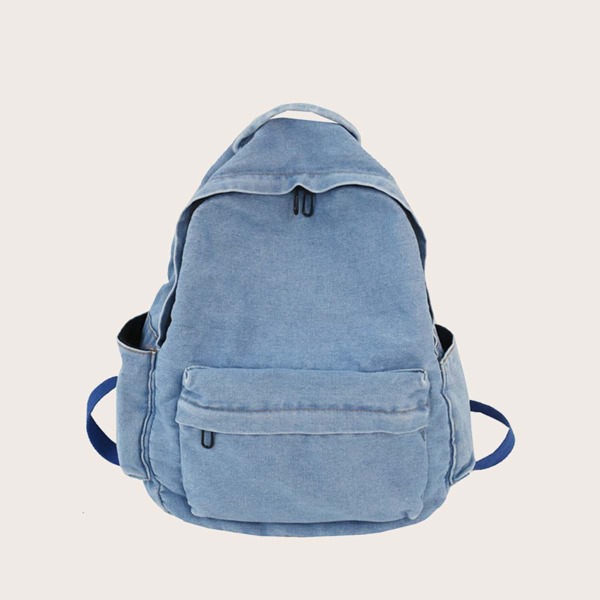 

Men Pocket Front Backpack, Blue