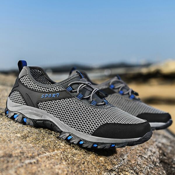 

Men Hollow Out Sneakers, Grey