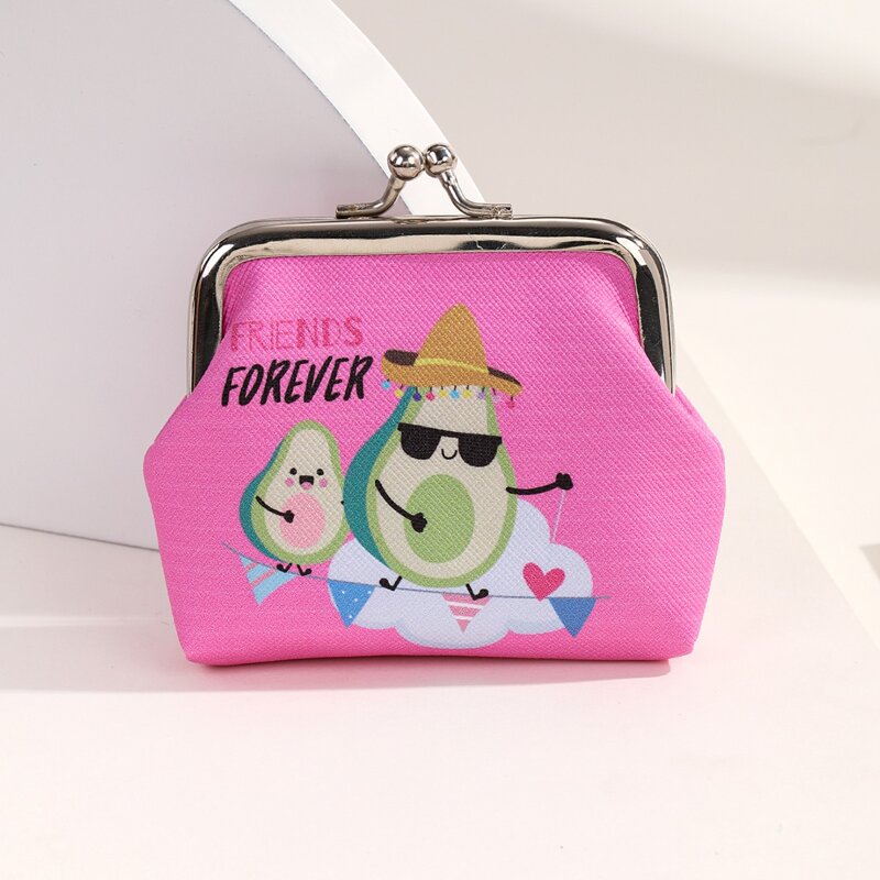 

Cartoon Graphic Coin Purse, Pink