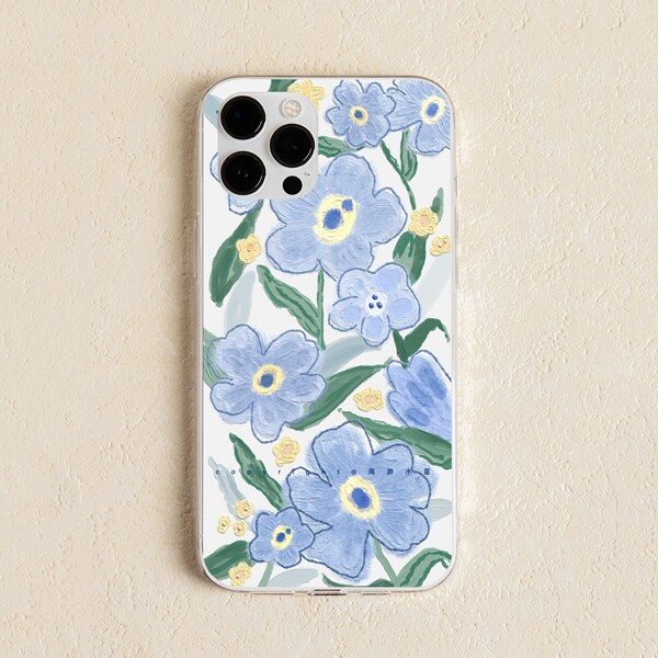

Flower Painted Phone Case, Multicolor