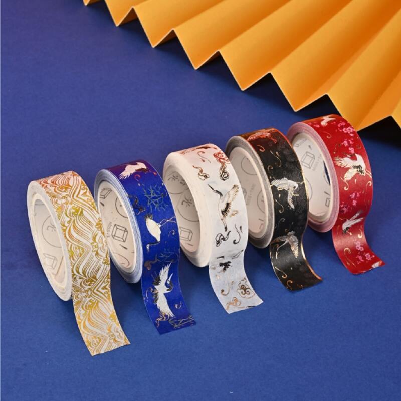 

1roll Mixed Pattern Random Washi Tape, Multicolor