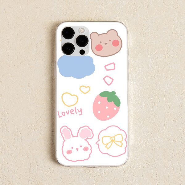 

Cartoon Bear Phone Case, Multicolor