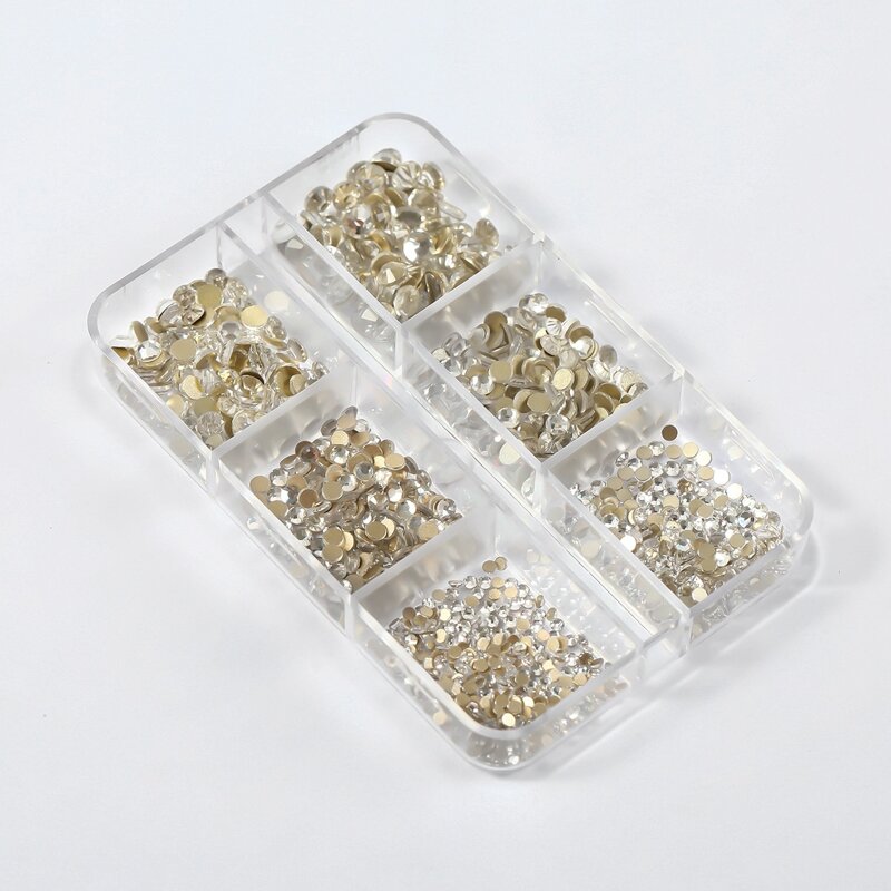 

1box Rhinestone Nail Art Decoration, Multicolor