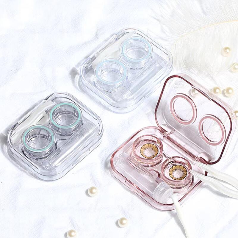 

1pc Random Color Contact Lens Case, Multicolor
