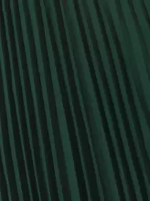 Mulvari Solid Rib Knit Crop Tee & Pleated Skirt - Multicolor - View 3