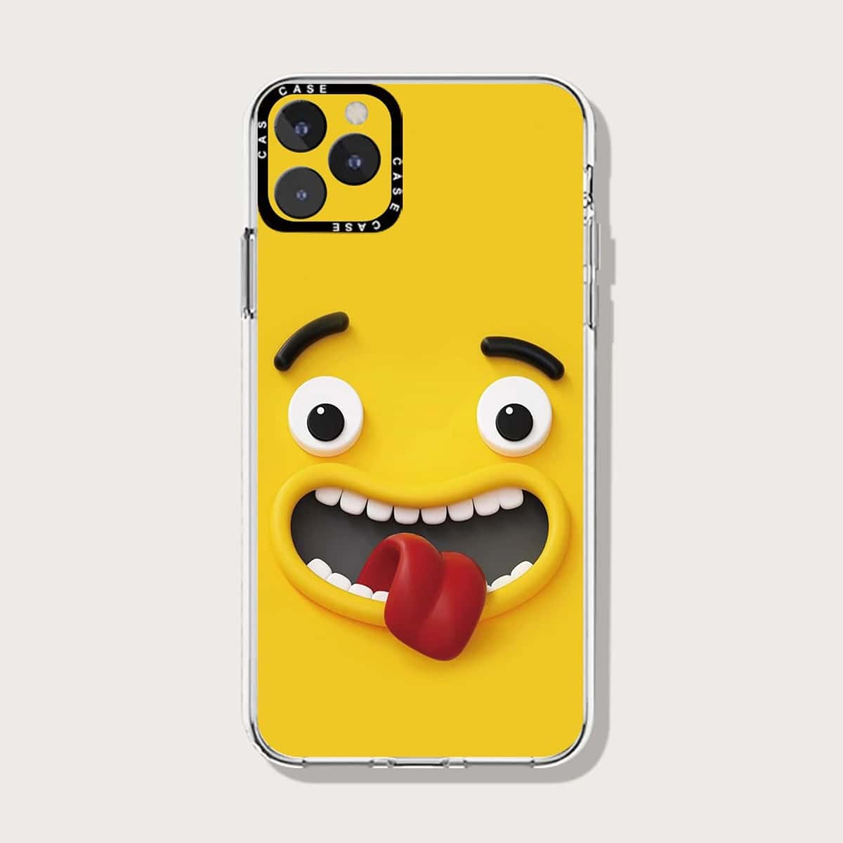 

Cartoon Graphic Phone Case, Yellow