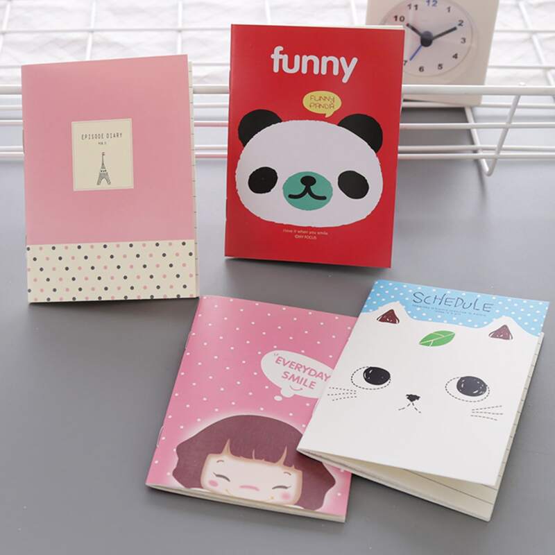 

1pc Cartoon Graphic Random Notebook, Multicolor