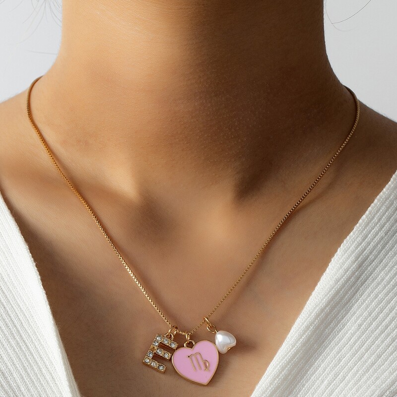 

Heart Pendant Chain Necklace, Gold