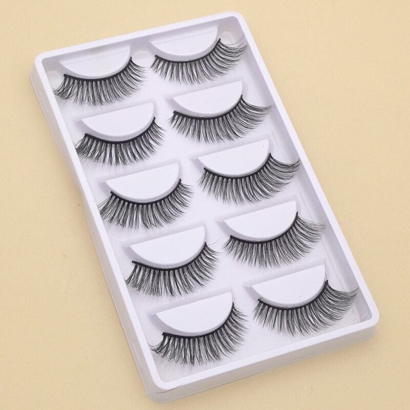 

5pairs Extra Long Eyelashes, Black