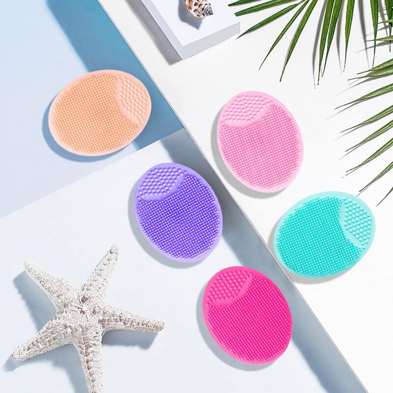 

4pcs Silicone Makeup Brush Cleaning Mat, Multicolor