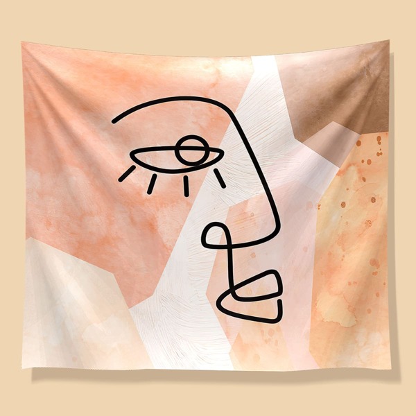 

Abstract Figure Graphic Tapestry, Multicolor
