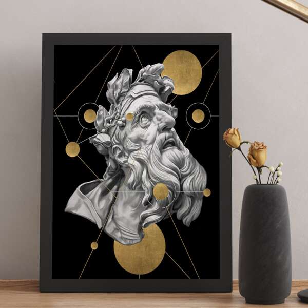 

Statue Print Unframed Painting, Multicolor