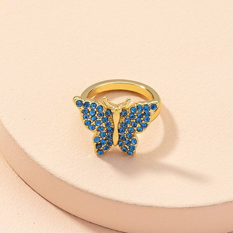 

Butterfly Decor Ring, Gold