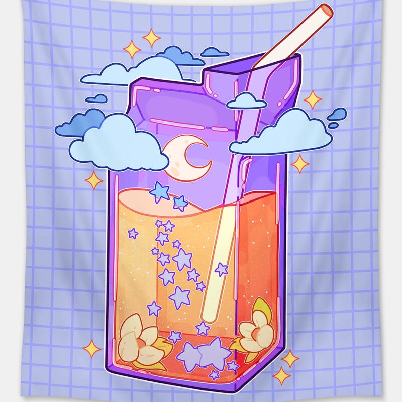 

Drink Print Tapestry, Multicolor