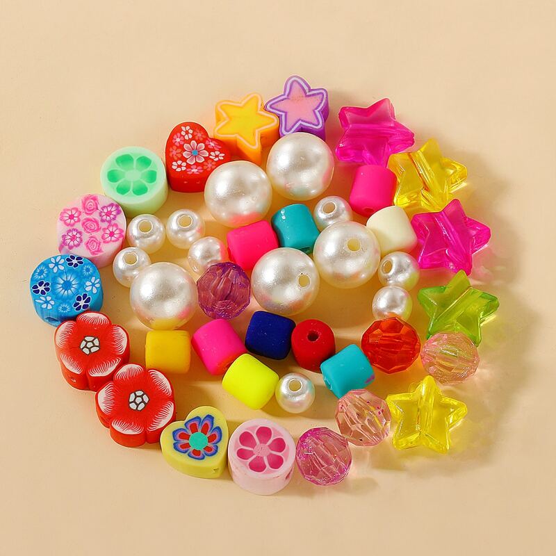 

25pcs Faux Pearl DIY Jewelry Accessory, Multicolor