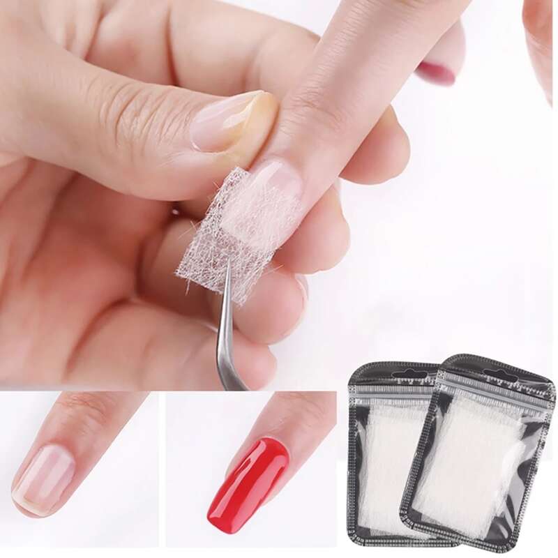 

10pcs Nail Extension Fiber, White