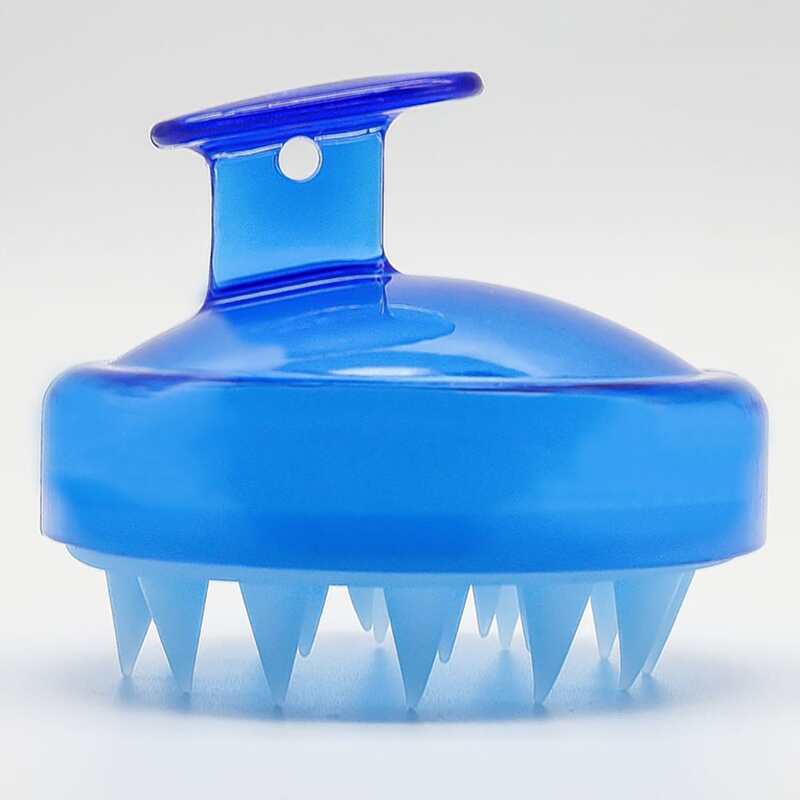 

Silicone Hair Shampoo Massage Brush, Blue