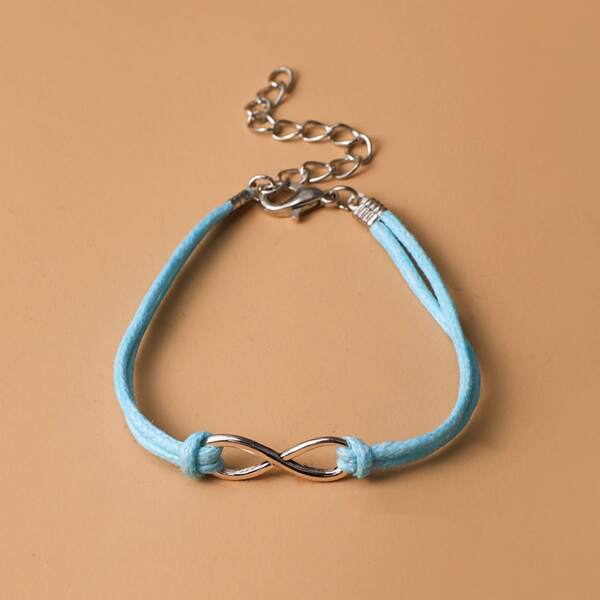 

Infinity Decor Bracelet, Blue