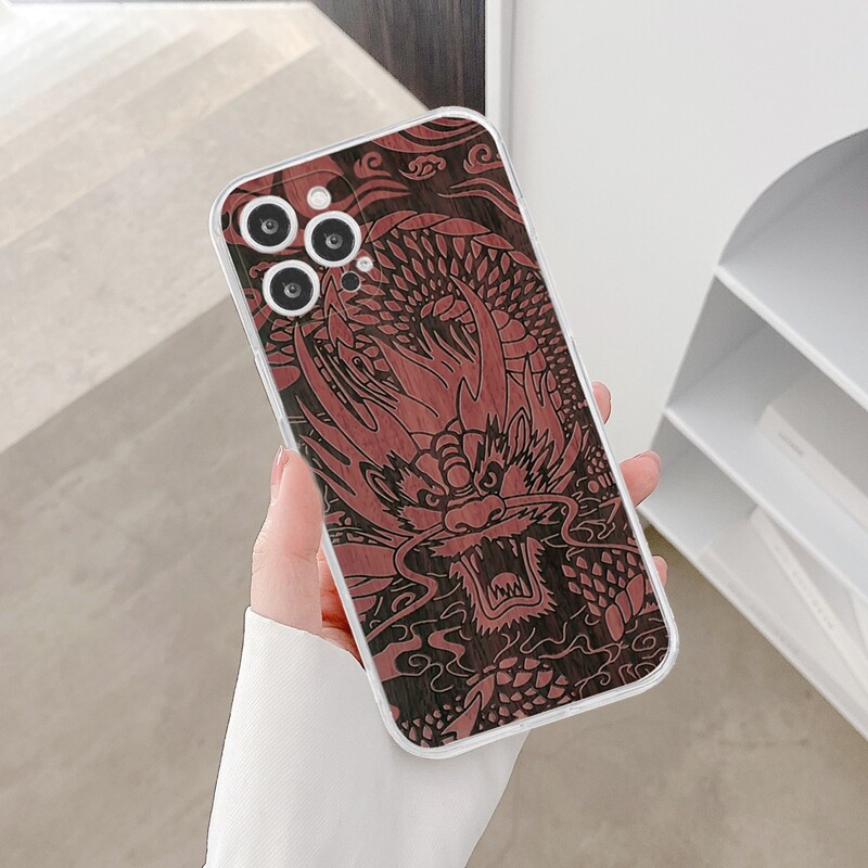 

Chinese Dragon Pattern Phone Case, Multicolor