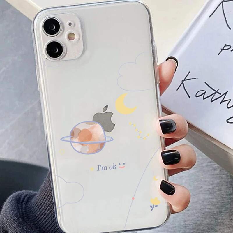 

Cartoon Graphic Phone Case, Multicolor