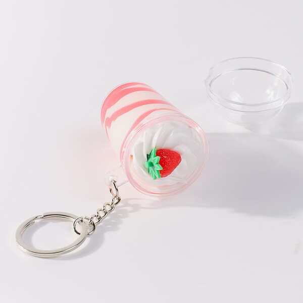 

Ice Cream Charm Keychain, Multicolor