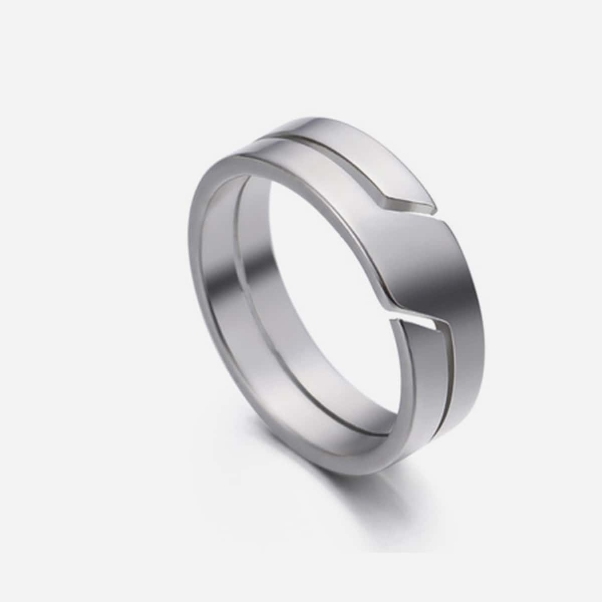 1pc Minimalist Ring, Silver