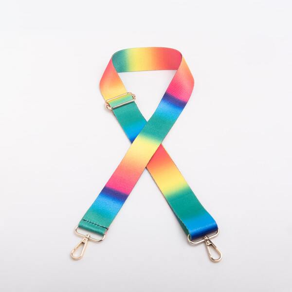 

Rainbow Pattern Bag Strap, Multicolor