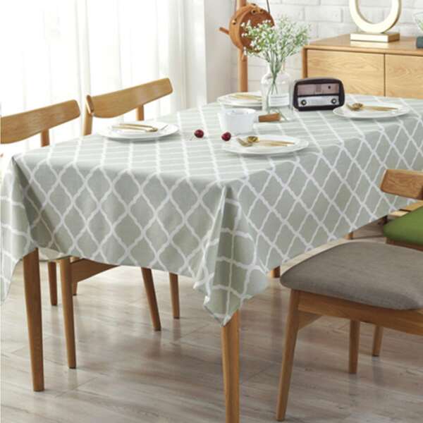

Geometric Pattern Tablecloth, Multicolor