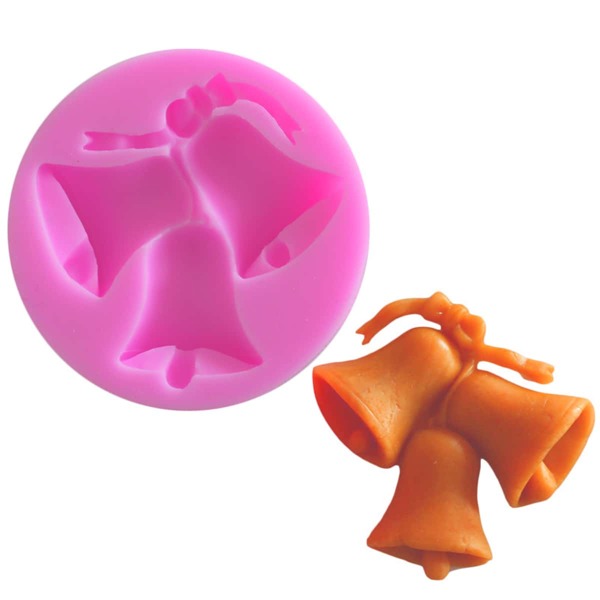 

1pc Bells Design Mold, Pink