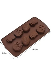 1pc Easter Chocolate Mold - Chocolate Brown - View 3