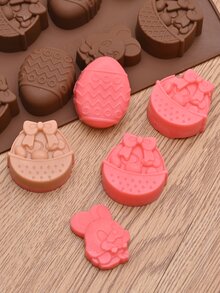 1pc Easter Chocolate Mold - Chocolate Brown - View 6