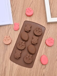 1pc Easter Chocolate Mold - Chocolate Brown - View 7