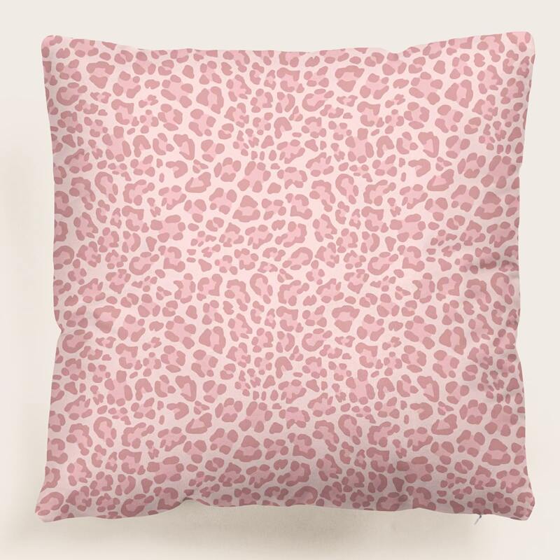 

Leopard Print Cushion Cover Without Filler, Multicolor