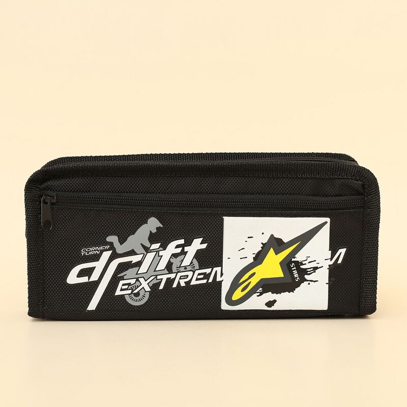 

Letter Graphic Pencil Case, Black