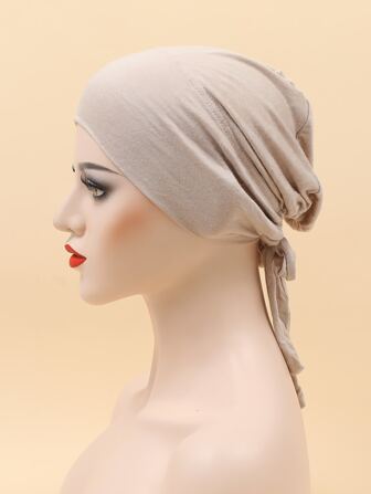 1pc Women Stylish Minimalist Hat Bonnet Hair Bonnet Turban