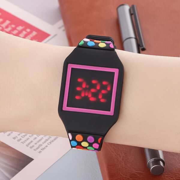 

Детские электронные часы с красочным ремешком