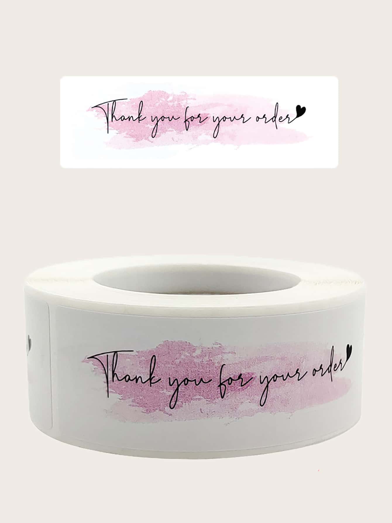 1roll Slogan Graphic Gift Sticker - Multicolor - View 1