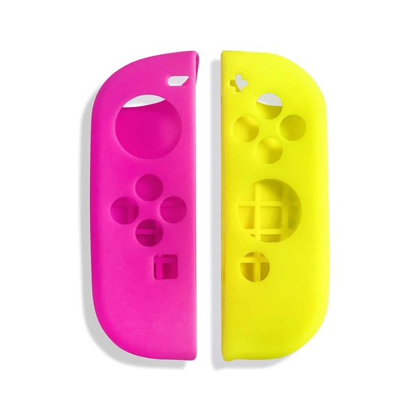 

2pcs Silicone Cover For Nintendo Switch, Multicolor