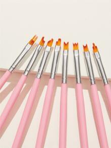 Nghệ thuật làm Móng Bộ bàn chải , 8pcs Nghệ thuật làm Móng Bức tranh Bộ dụng cụ Bàn chải , Hoa Bút vẽ Gel Sơn móng tay Bức tranh Bàn chải Nghệ thuật làm Móng Bút mực Bộ dụng cụ Làm móng tay Nghệ thuật Đánh bóng Bút Công cụ , Đối với Nhà  Sử dụng Và Làm móng chuyên nghiệp Salon - Hồng - Xem 2