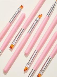 Nghệ thuật làm Móng Bộ bàn chải , 8pcs Nghệ thuật làm Móng Bức tranh Bộ dụng cụ Bàn chải , Hoa Bút vẽ Gel Sơn móng tay Bức tranh Bàn chải Nghệ thuật làm Móng Bút mực Bộ dụng cụ Làm móng tay Nghệ thuật Đánh bóng Bút Công cụ , Đối với Nhà  Sử dụng Và Làm móng chuyên nghiệp Salon - Hồng - Xem 3