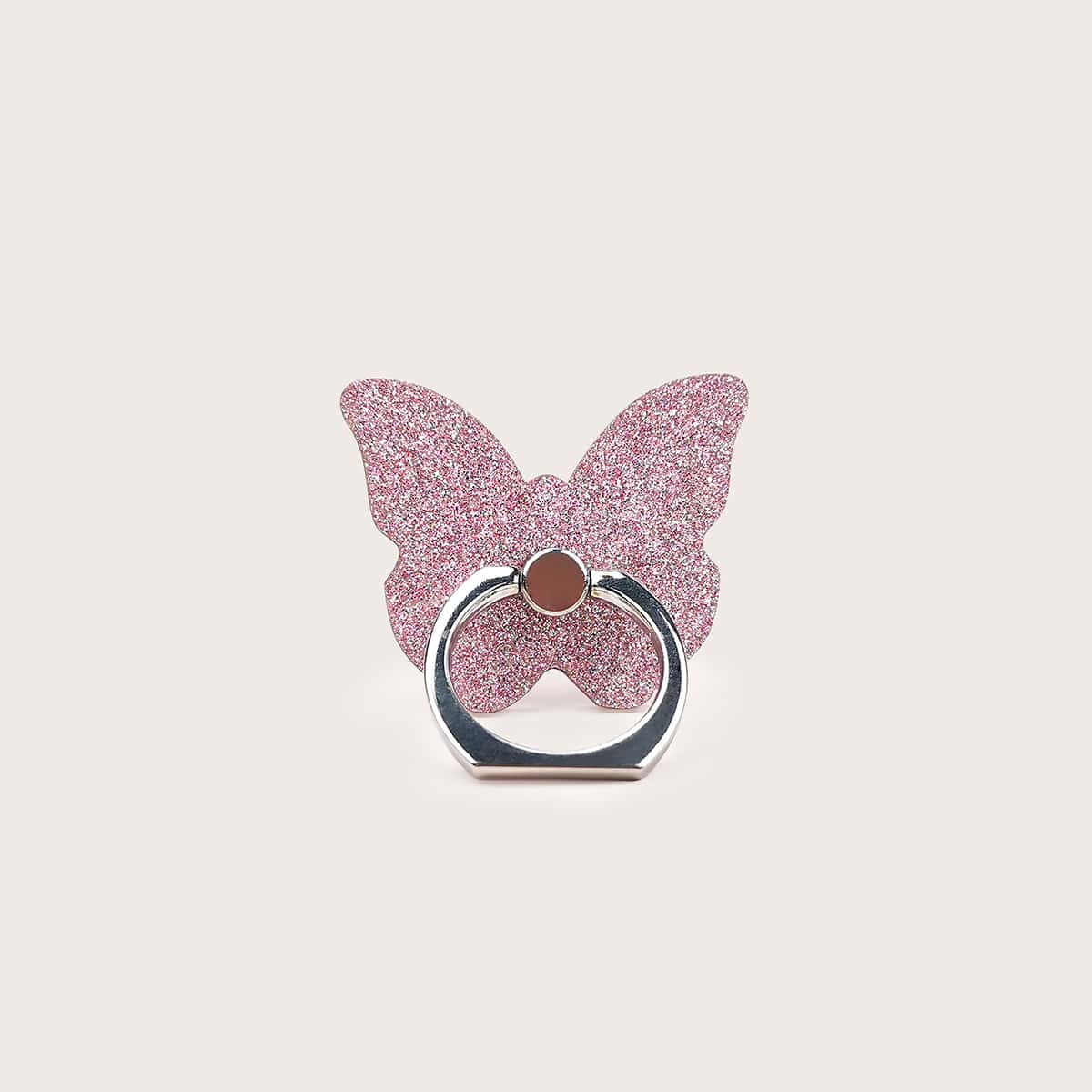 

Butterfly Phone Ring Holder, Pink