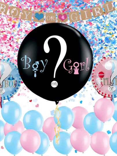 27 piezas globo de fiesta de bautizo