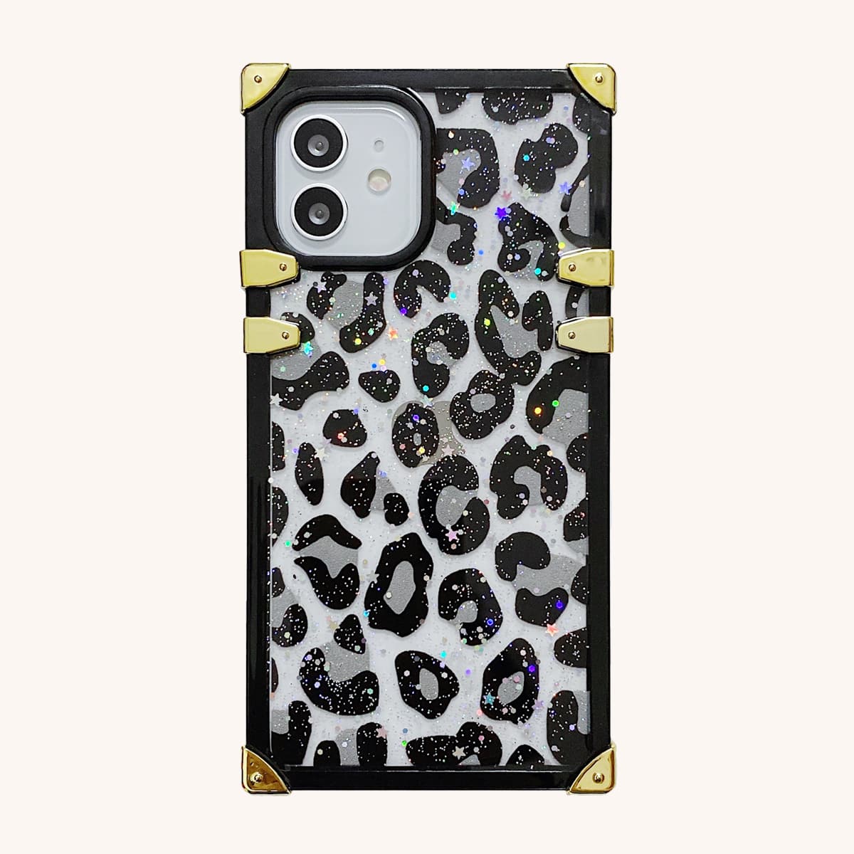 

Leopard Phone Case, Black