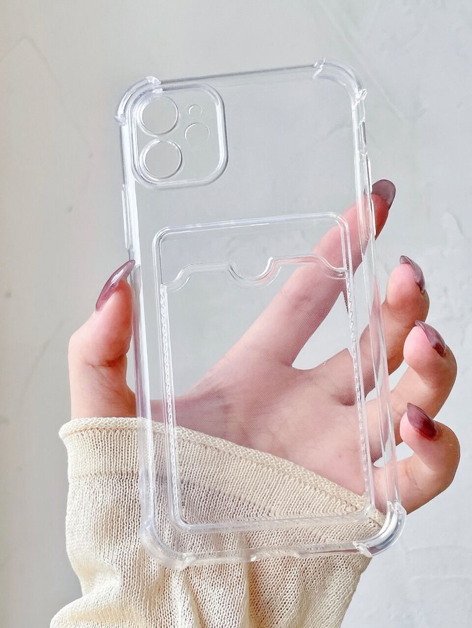 Clear Phone Case With Card Slot